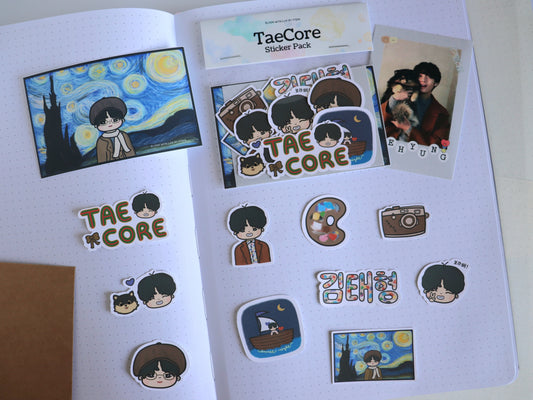 TaeCore Taehyung Sticker Pack - BTSCore Sticker Pack Collection