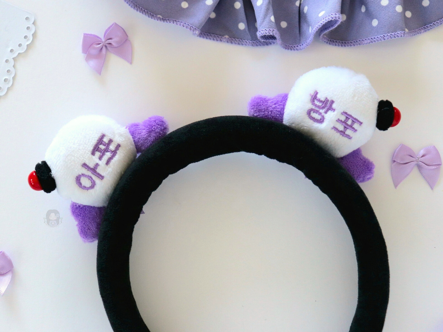 [PRE-ORDER] ARMY Bam Borahae Plush Headband | Est. Ship Date: April - May 2026 (read description)