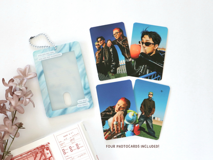 Light Wave to Earth Lyrics Acrylic Photocard Holder