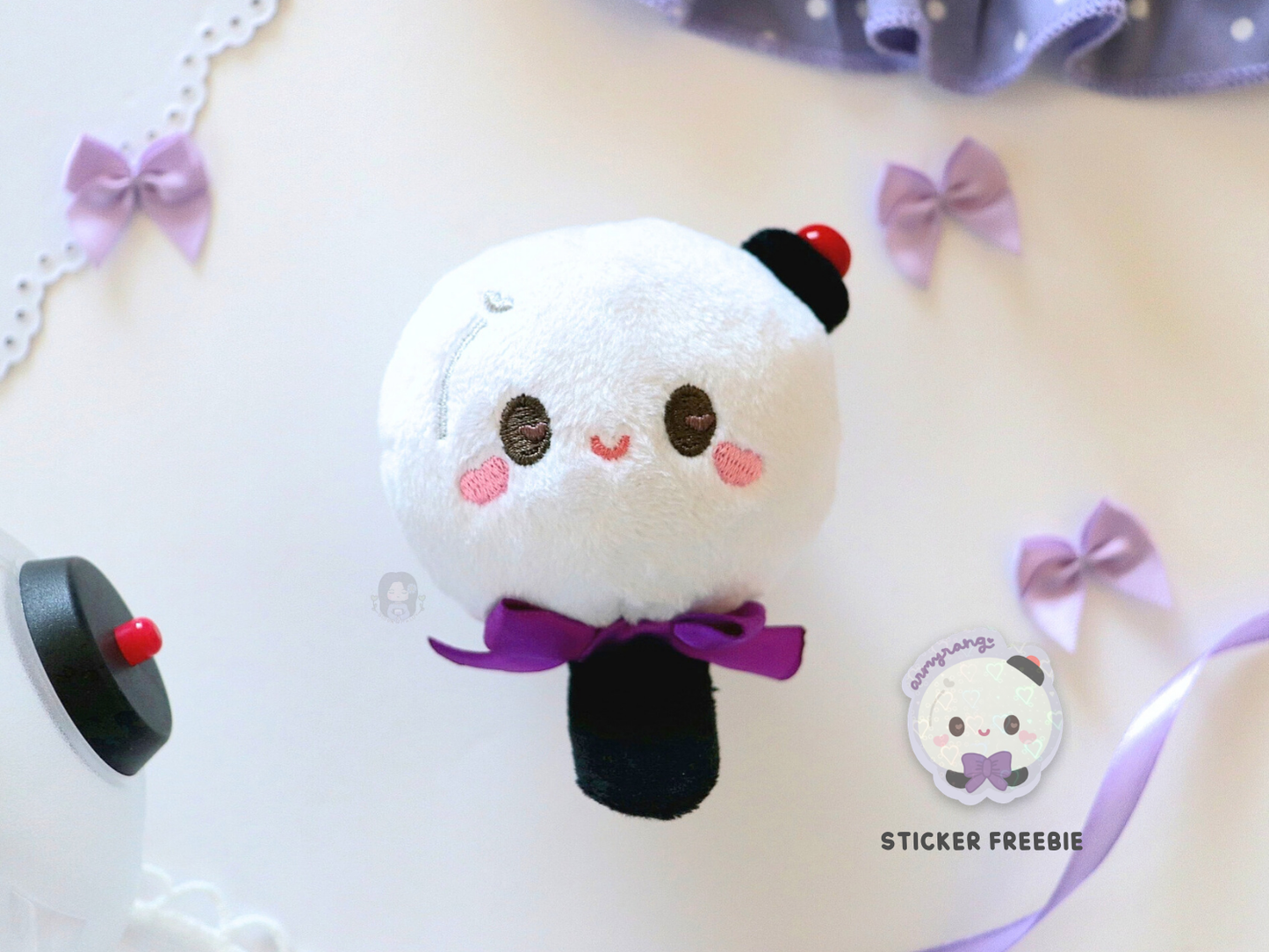 [PRE-ORDER] ARMY Bam Borahae Plush Hair Clip | Est. Ship Date: April - May 2026 (read description)