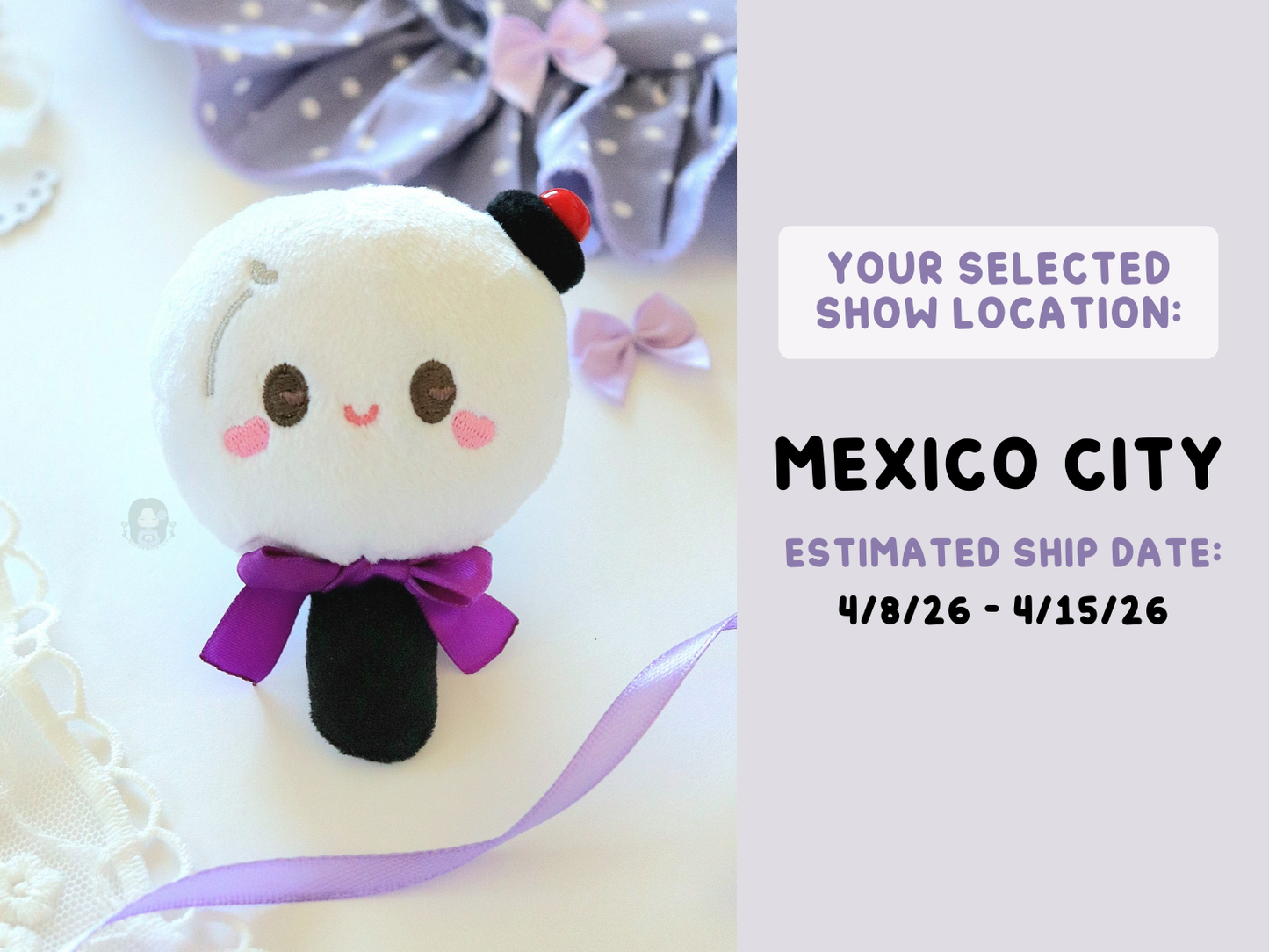 [PRE-ORDER] ARMY Bam Borahae Plush Hair Clip | Est. Ship Date: April - May 2026 (read description)