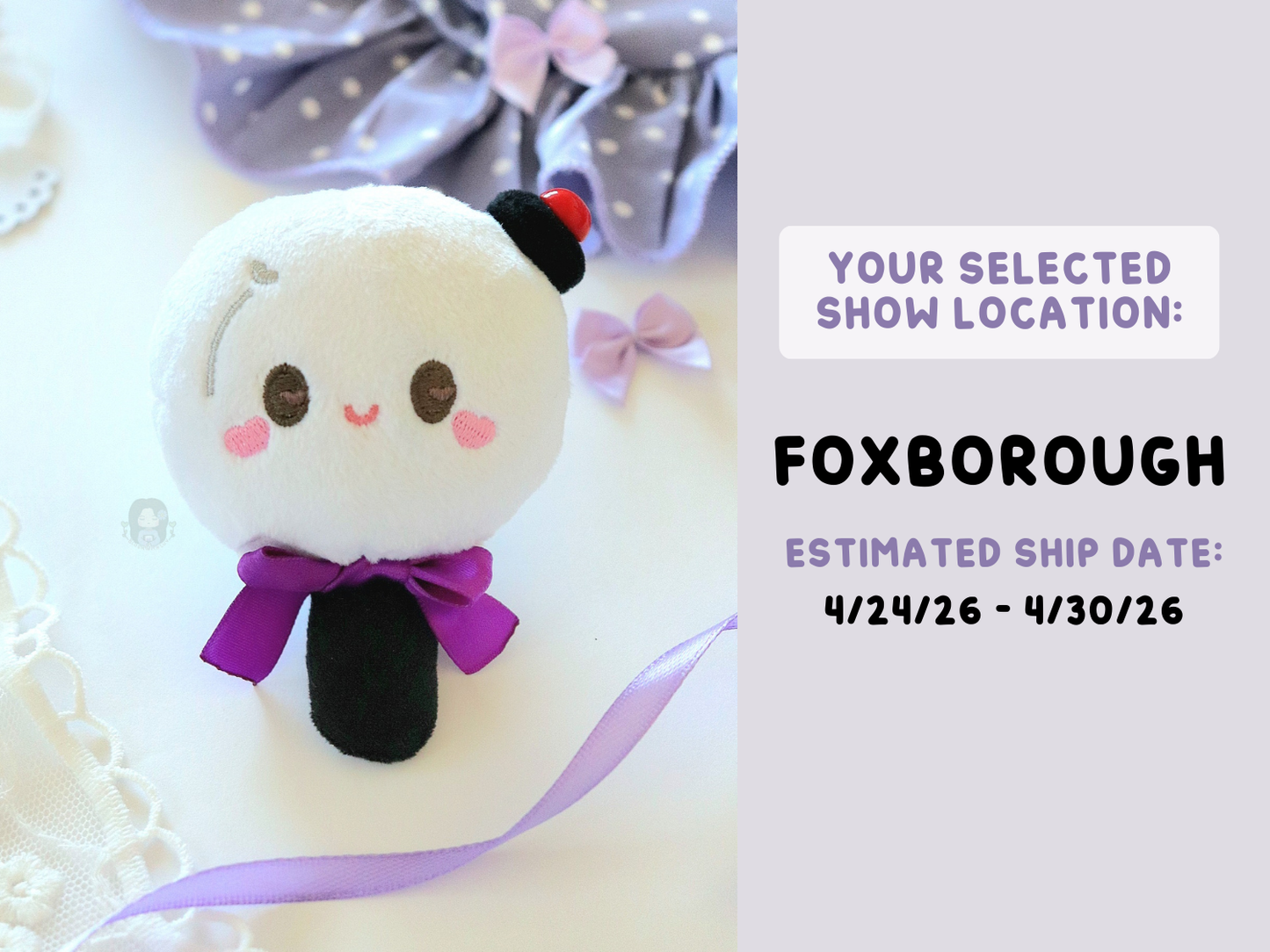 [PRE-ORDER] ARMY Bam Borahae Plush Hair Clip | Est. Ship Date: April - May 2026 (read description)