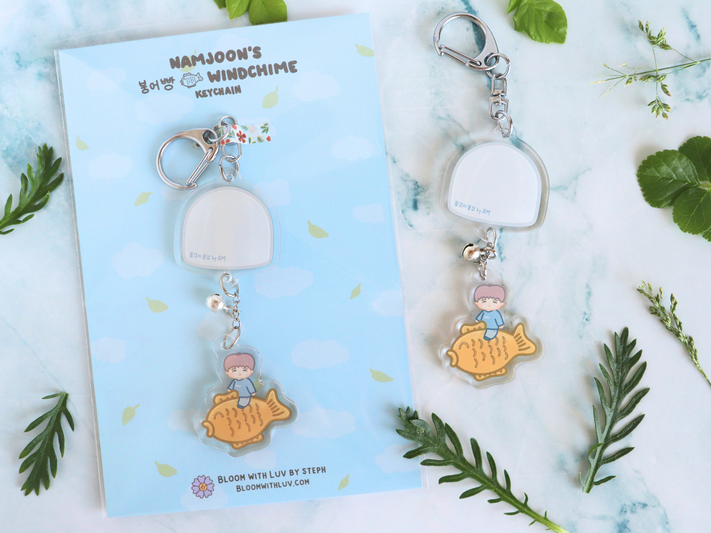 Namjoon's Bungeoppang Fish Windchime Keychain