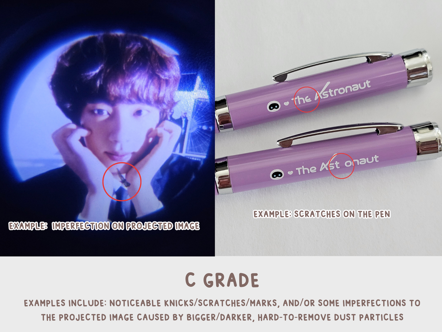 Seokjin The Astronaut Projector Pen - Bangtan Solo Albums Projector Pen Series