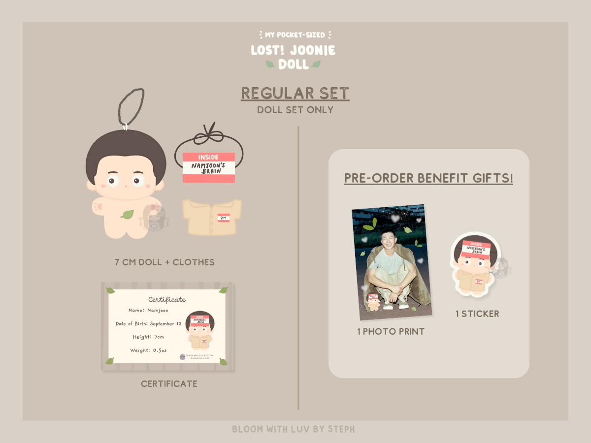 [PRE-ORDER] Pocket-Sized LOST! Joonie Doll | Est. Ship Date: January 2026 (read description)
