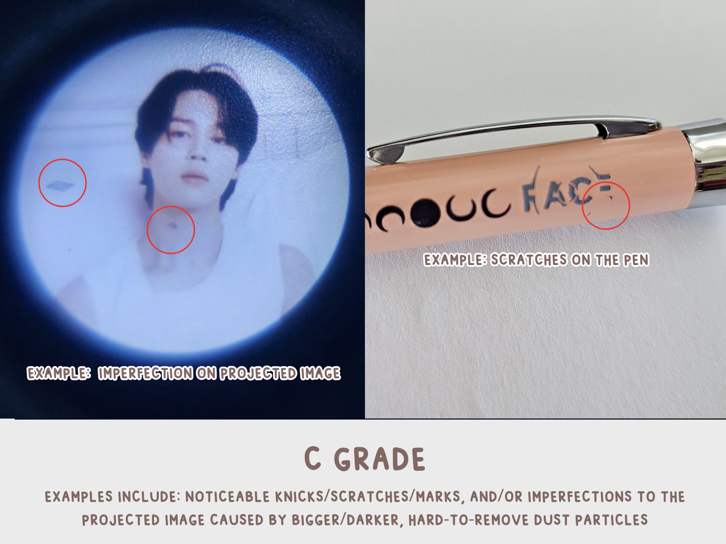 Jimin FACE Projector Pen - Bangtan Solo Albums Projector Pen Series