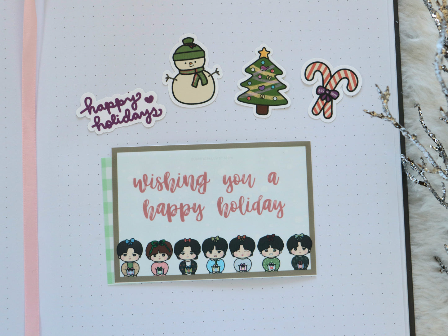 A Gift From Bangtan Holiday Sticker Pack