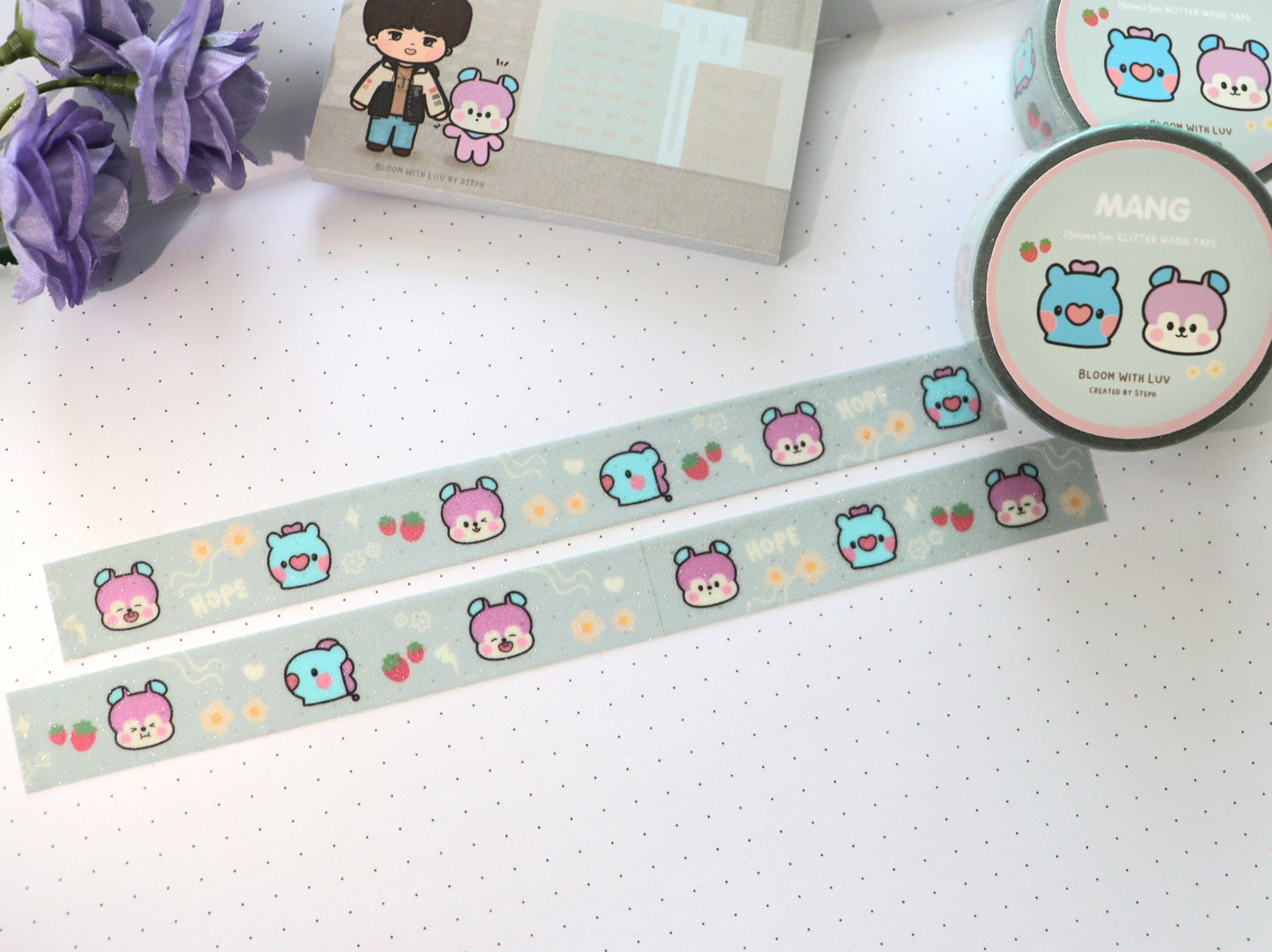 Mang Hope Glitter Washi Tape