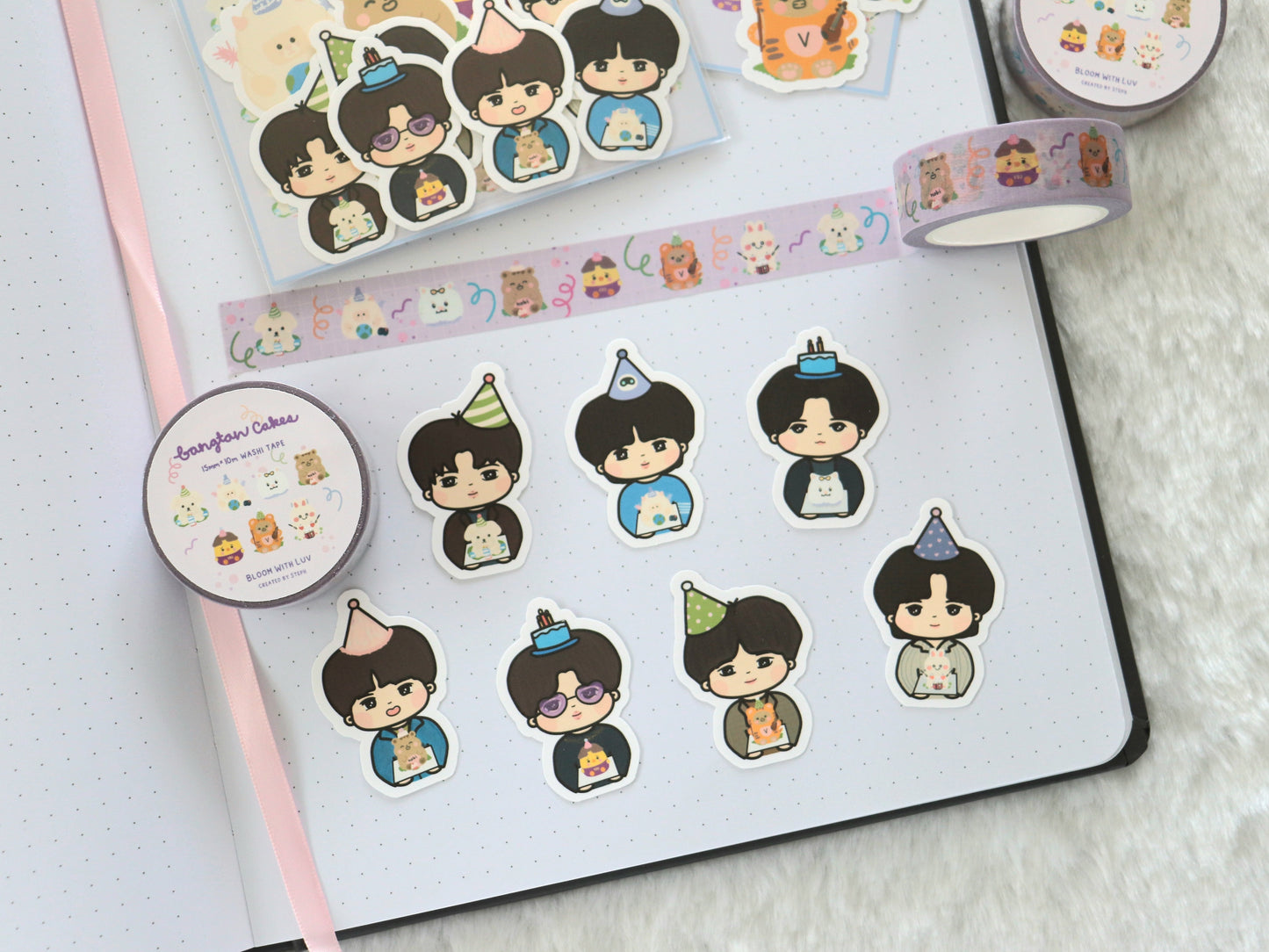 Bangtan Cakes Sticker Pack