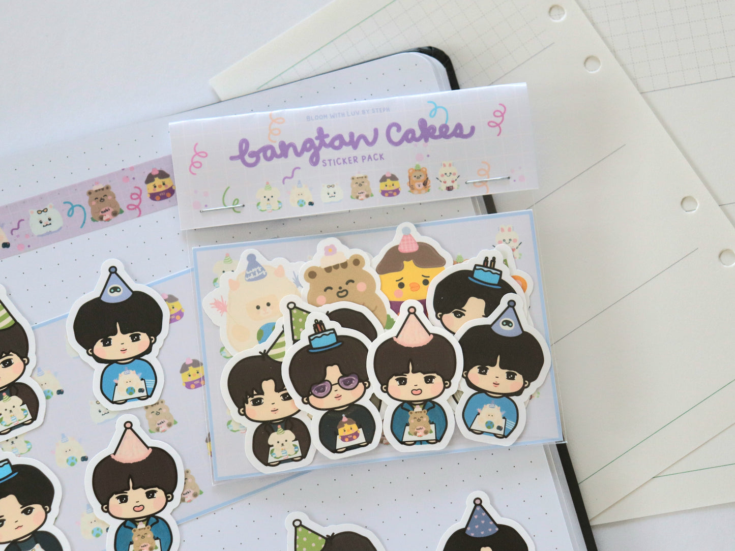 Bangtan Cakes Sticker Pack