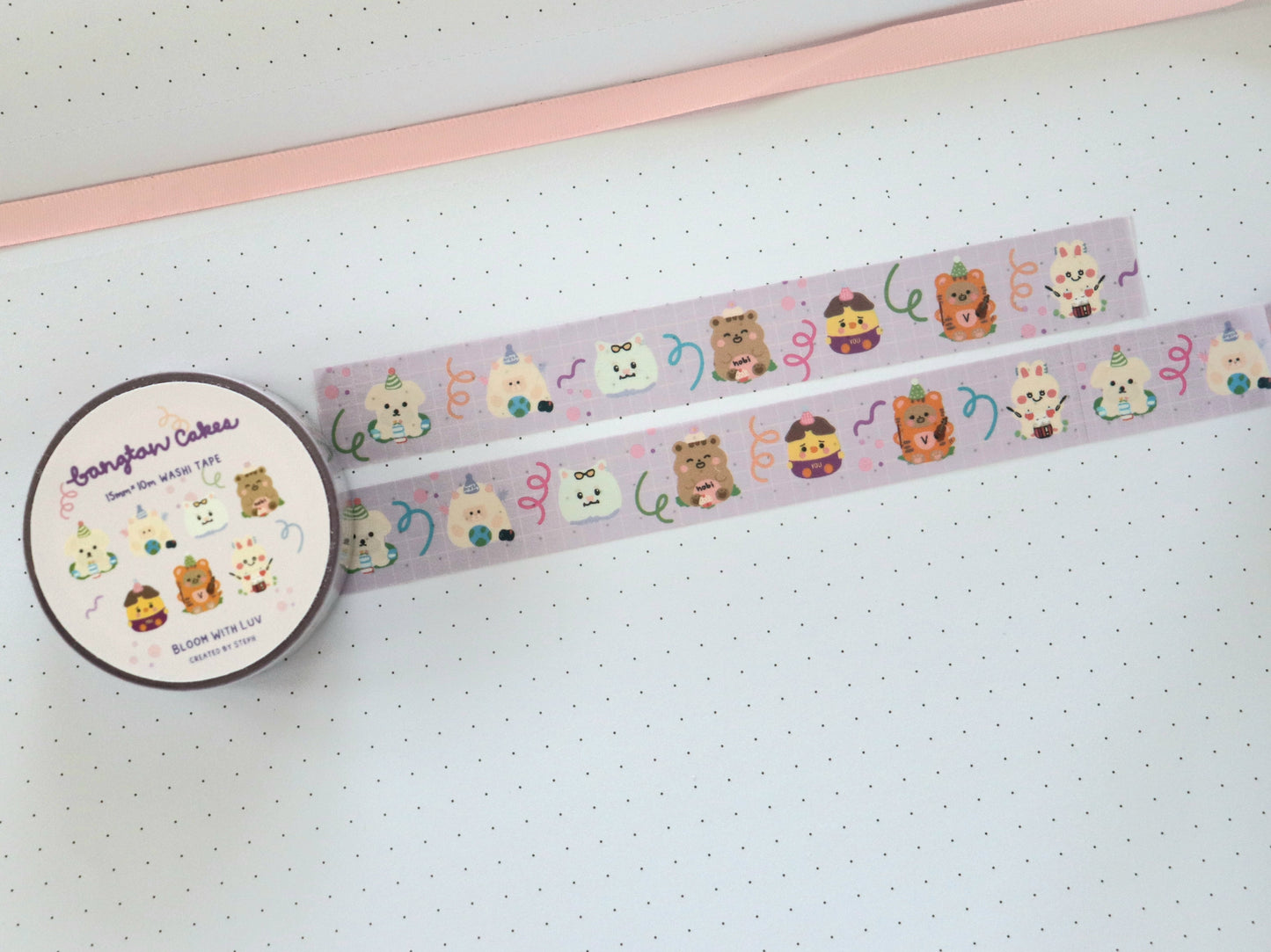 Bangtan Cakes Washi Tape