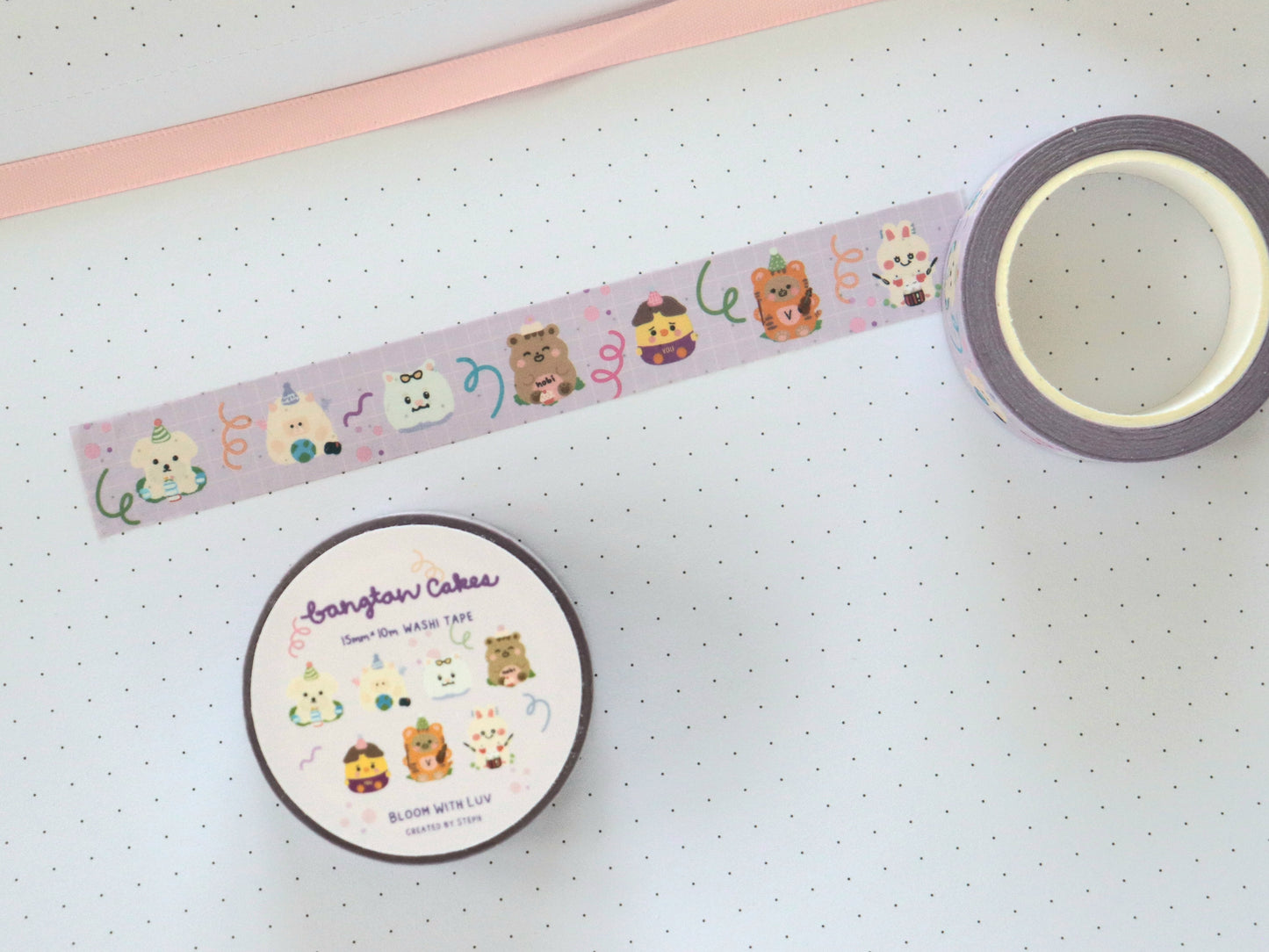 Bangtan Cakes Washi Tape