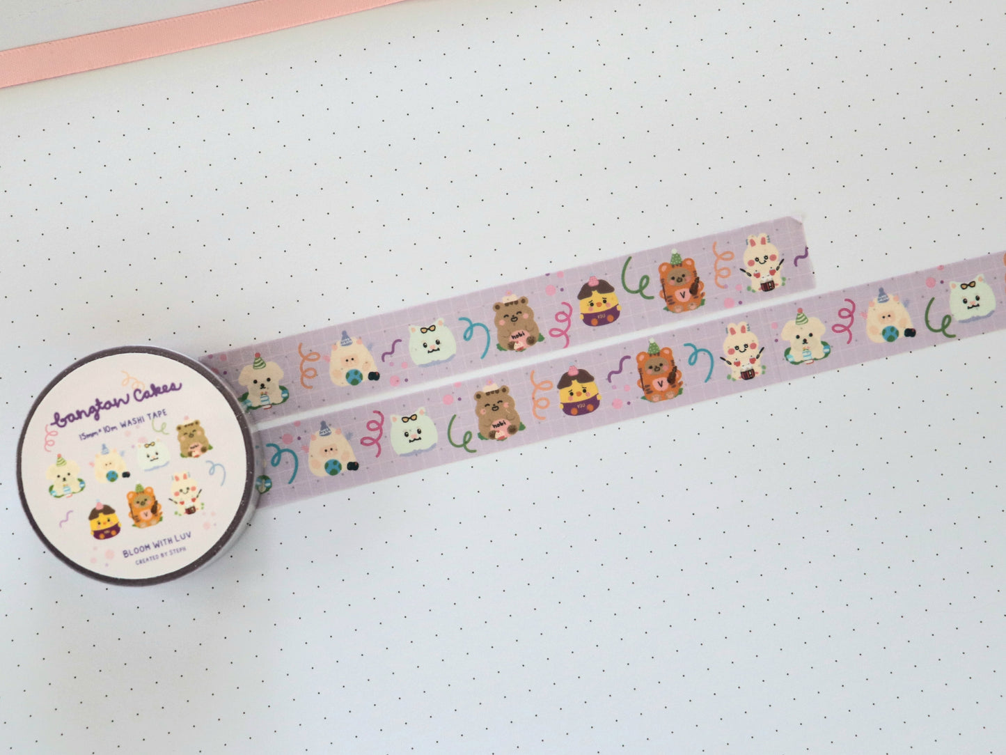 Bangtan Cakes Washi Tape