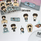 Seven Jungkook Sticker Pack