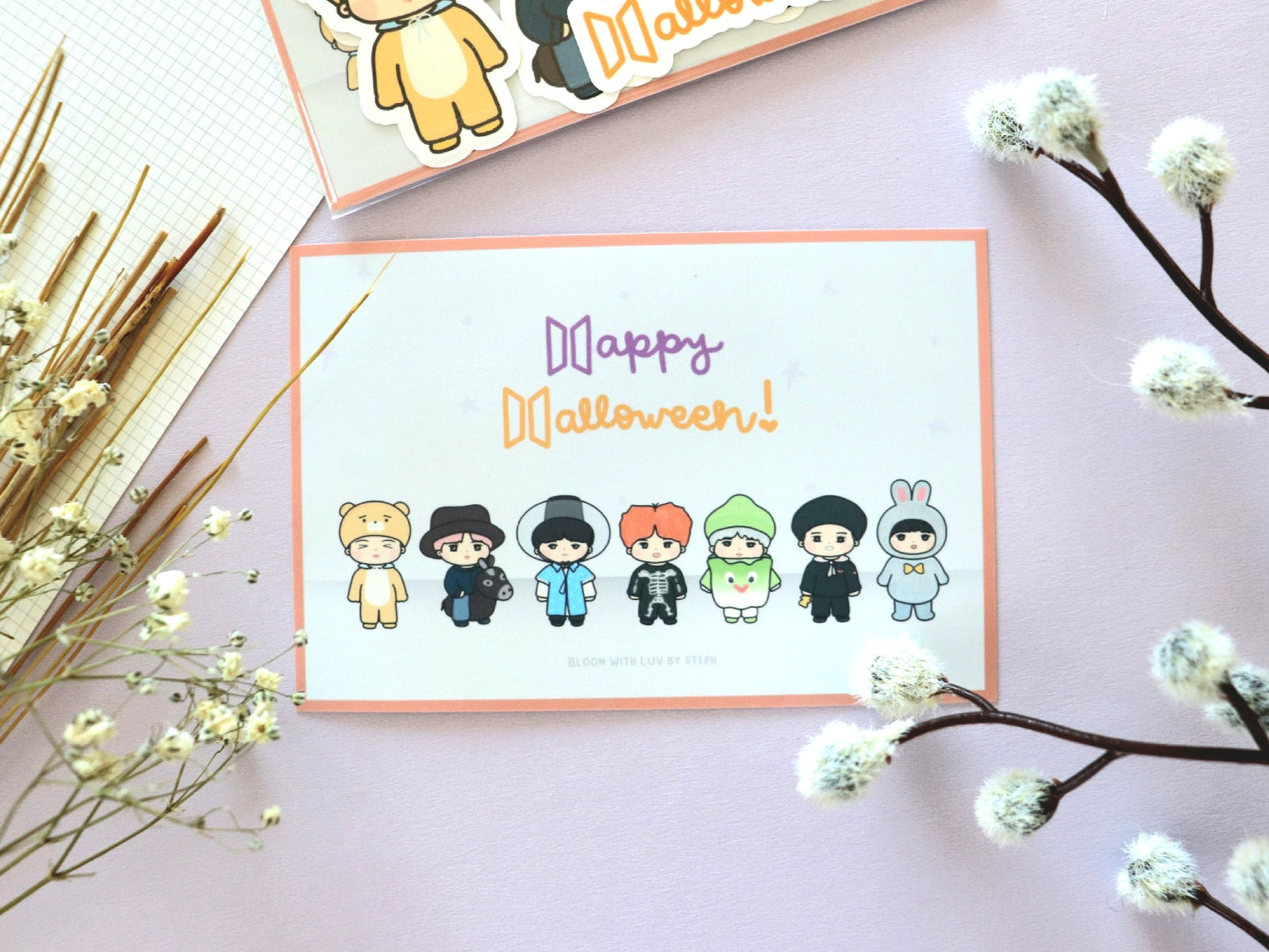 Bangtan 21st Century Halloween Sticker Pack