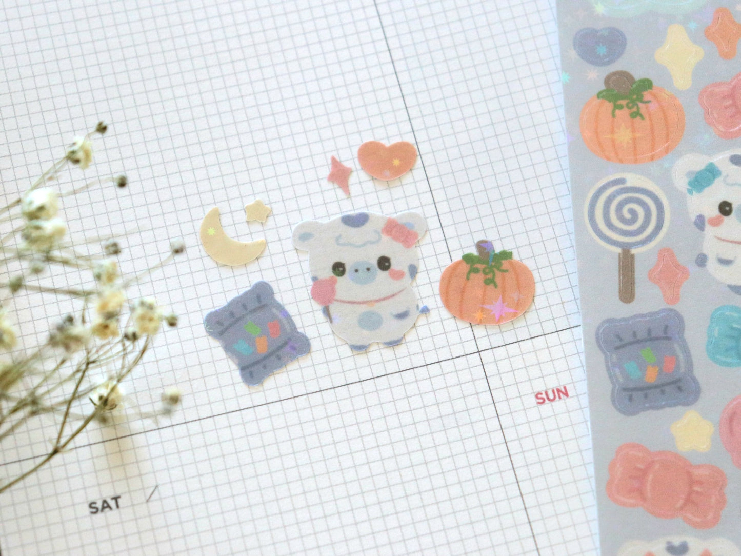 Li-Li Sweet Treats & Dreams Glitter Deco Sticker Sheet