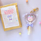 Minini Glitter Lollipop Keychain