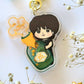 Jungkook's Golden Champagne Liquid Shaker Keychain