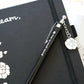 Yoongi Lotus Flower Dotted Journal and Pen Set | *Limit 1 set per Customer*