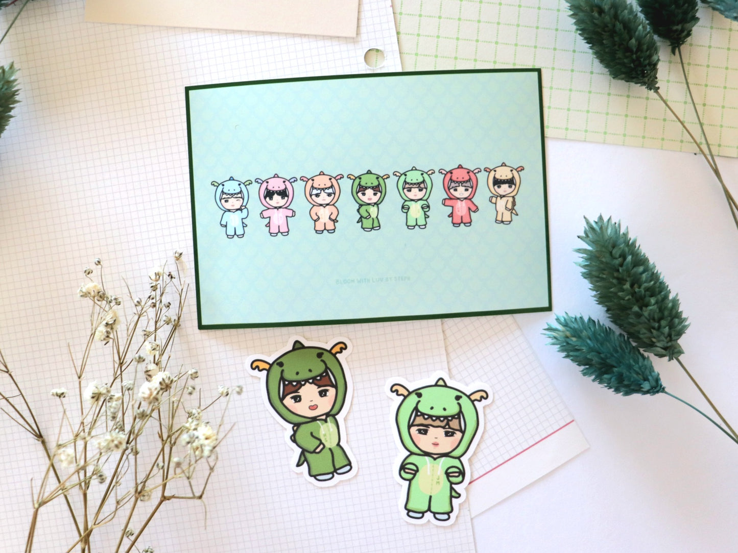 Bangtan Dragons Sticker Pack