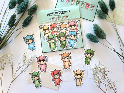Bangtan Dragons Sticker Pack