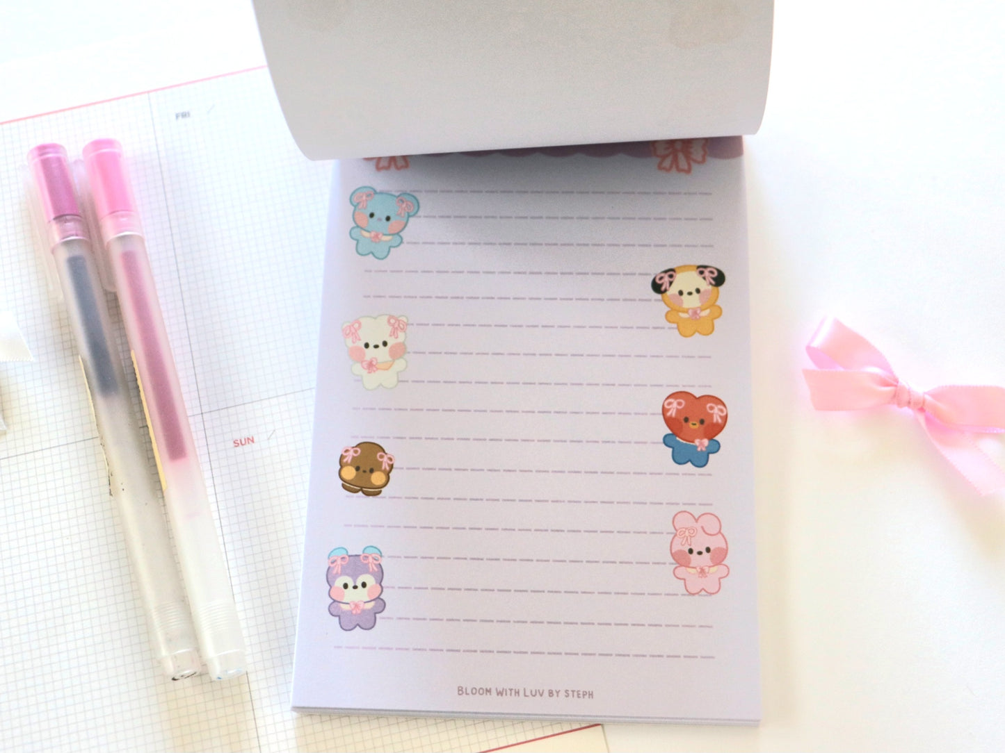 Minini Bows Memo Pad