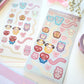 Minini Bows Glitter Deco Sticker Sheet