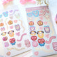 Minini Bows Glitter Deco Sticker Sheet