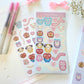 Minini Bows Glitter Deco Sticker Sheet