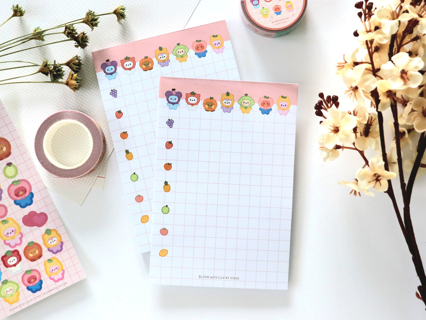 Minini Fruits Memo Pad