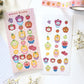 Minini Fruits Glitter Deco Sticker Sheet