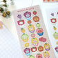 Minini Fruits Glitter Deco Sticker Sheet