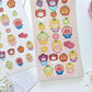 Minini Fruits Glitter Deco Sticker Sheet