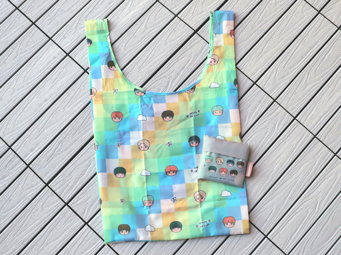 Young Forever Parachute Reusable Bag