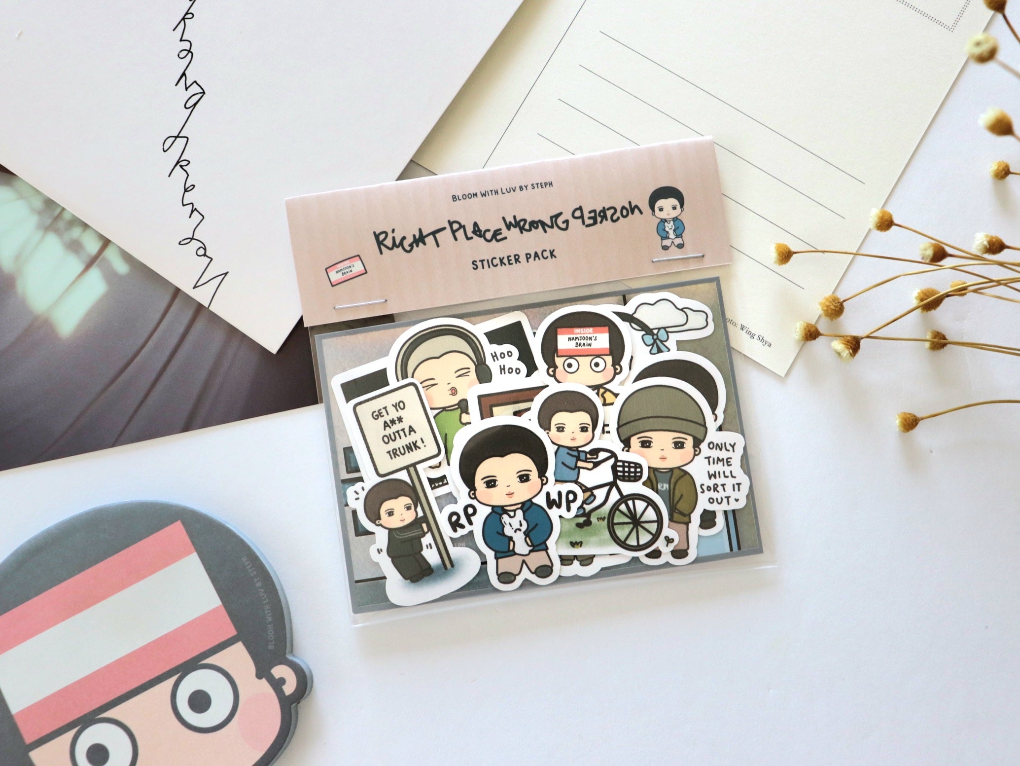 Right Place Wrong Person RPWP Namjoon Sticker Pack – Bloom With Luv