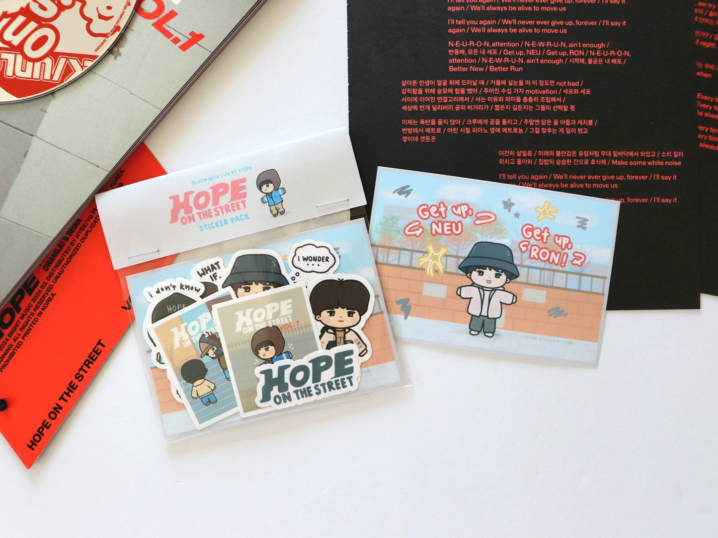 Hope on the Street J-HOPE Sticker Pack