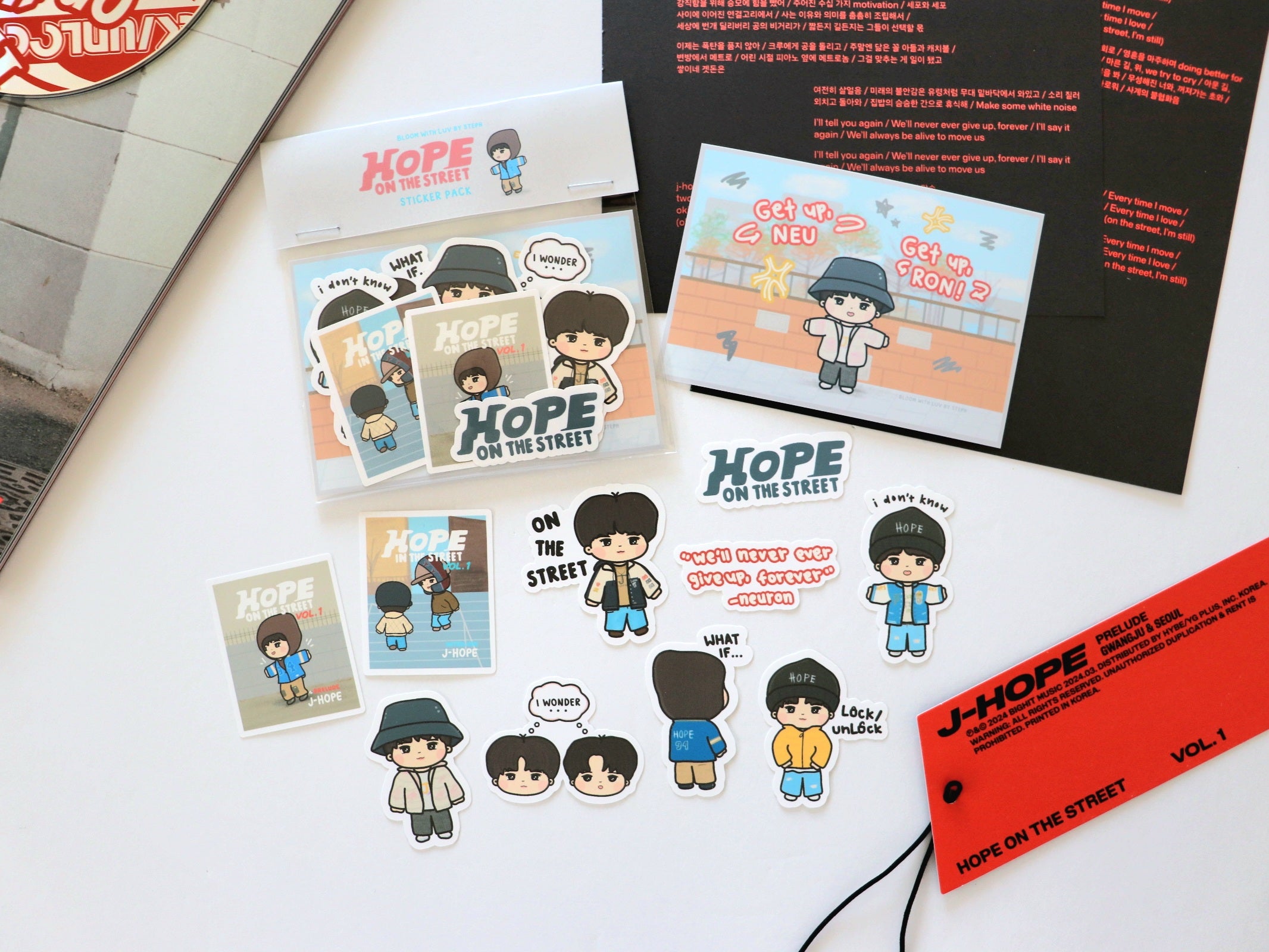 J-Hope Sticker sold Set - SEALED