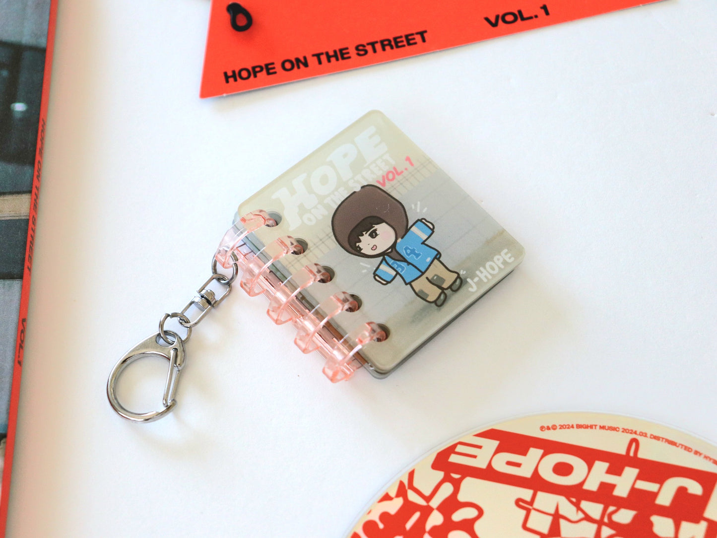 Hope on the Street Magazine Keychain