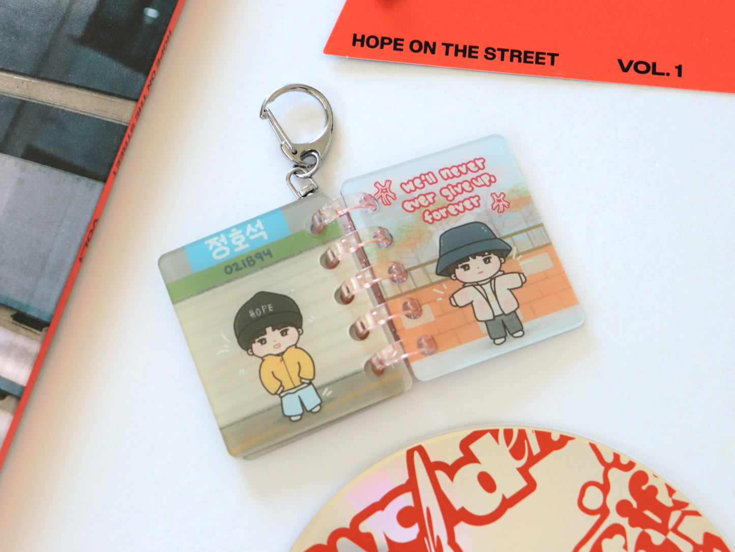 Hope on the Street Magazine Keychain