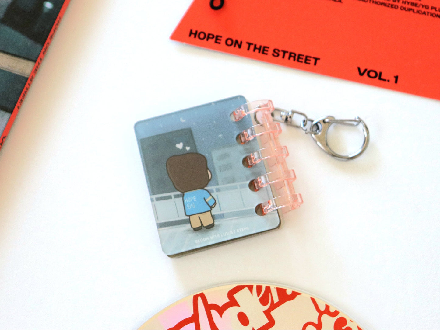 Hope on the Street Magazine Keychain