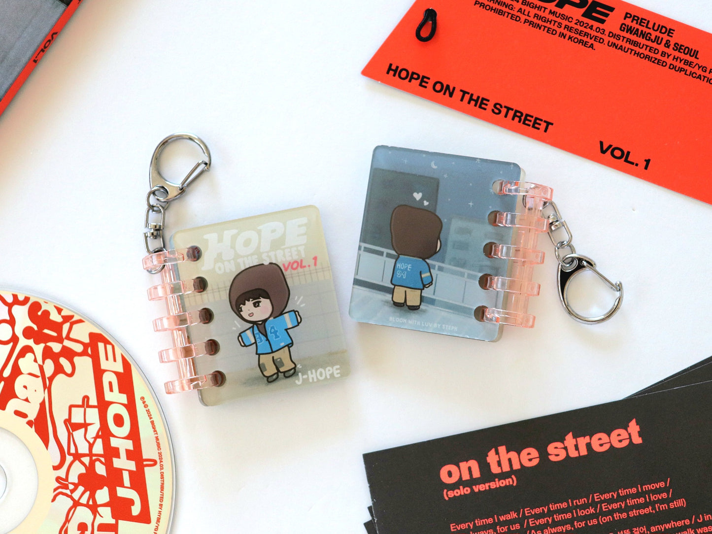 Hope on the Street Magazine Keychain