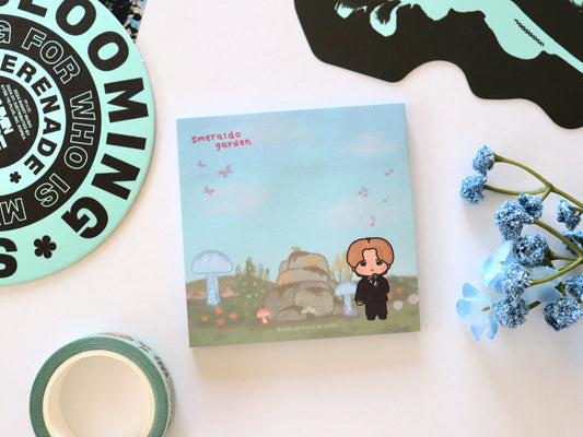 Smeraldo Garden Jimin Sticky Notes Pad