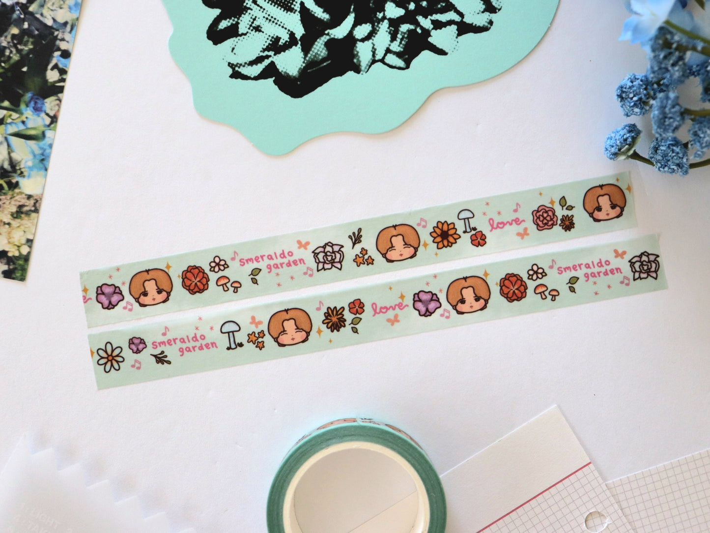 Smeraldo Garden Jimin Floral Washi Tape