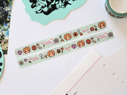 Smeraldo Garden Jimin Floral Washi Tape