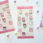 My Favorite Bunnies Glitter Deco Sticker Sheet - Bloom With Luv x MaggieesCreations Collab