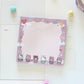 My Favorite Bunnies Sticky Notes Pad - Bloom With Luv x MaggieesCreations Collab