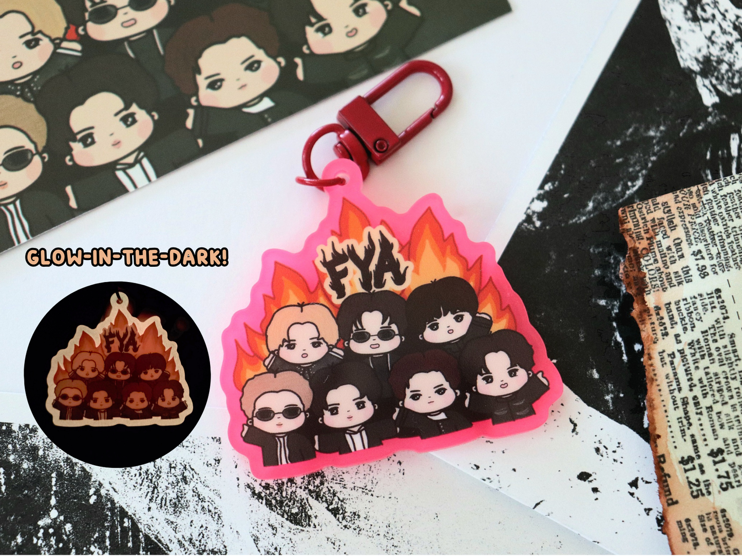 FYA Glow-in-the-Dark Keychain