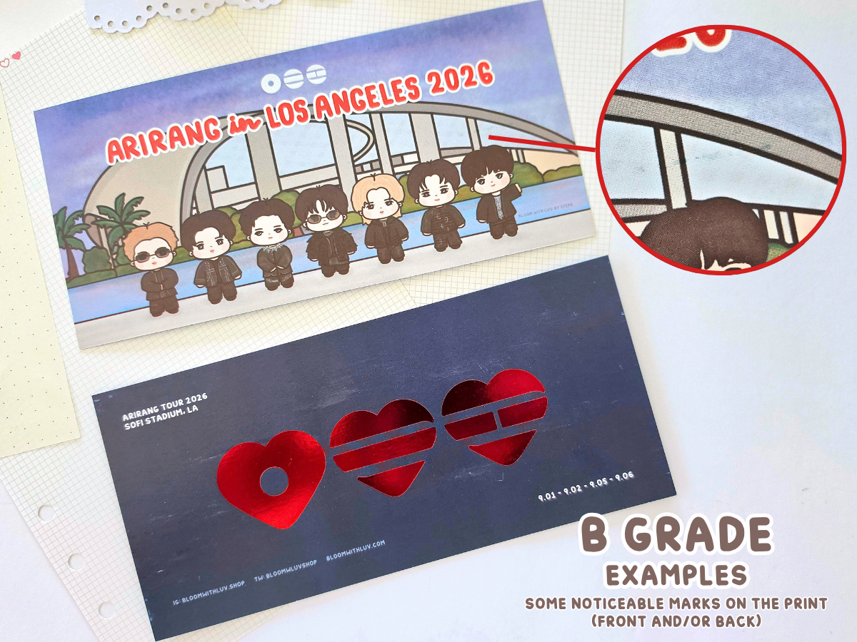 Arirang Tour Los Angeles 2026 Mini Banner Print