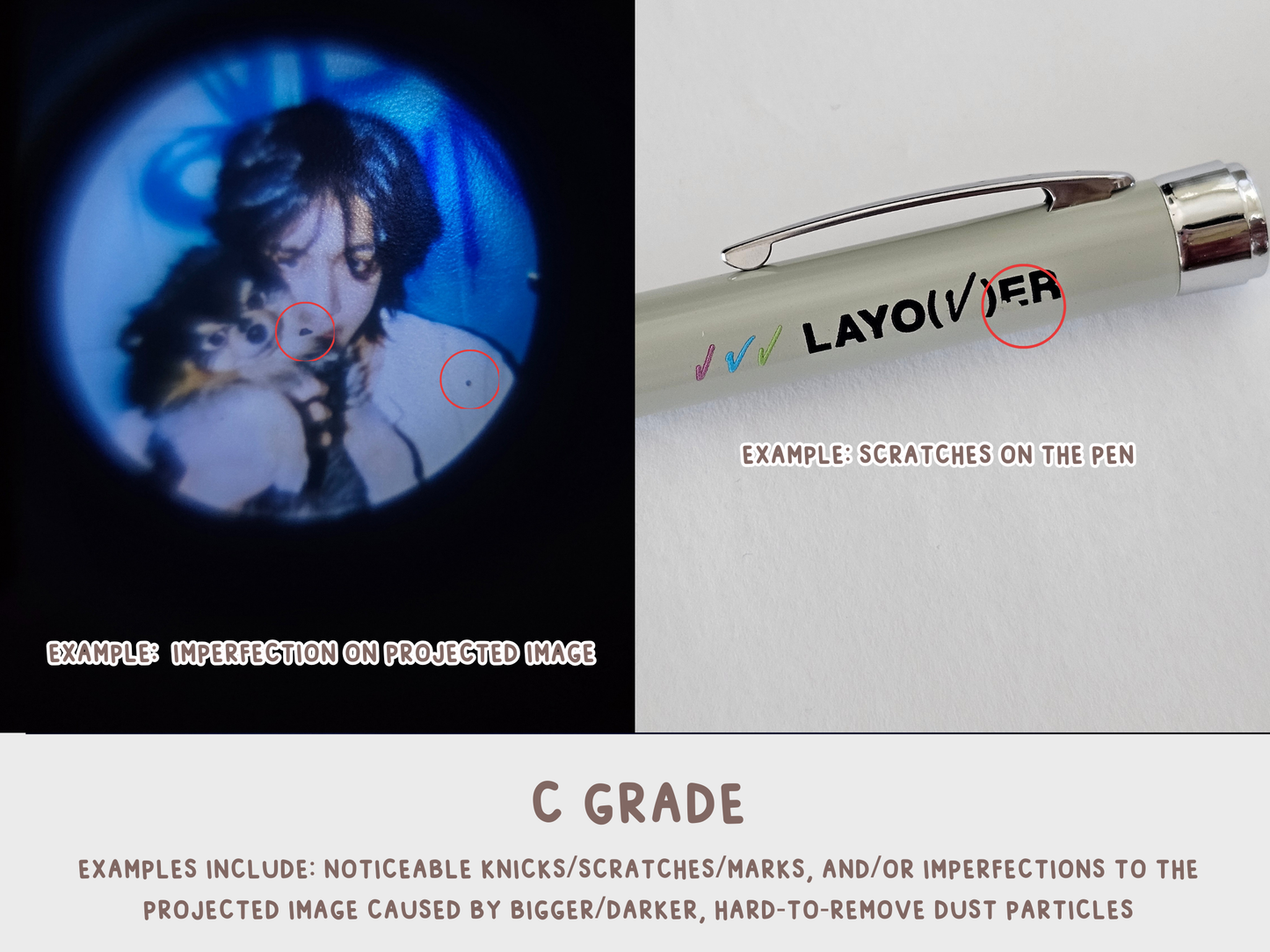 Taehyung Layover Projector Pen - Bangtan Solo Albums Projector Pen Series