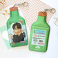 Korean Food Soju and Corn Dog Photocard Holders - Lovely St. Shop x Bloom With Luv Collab